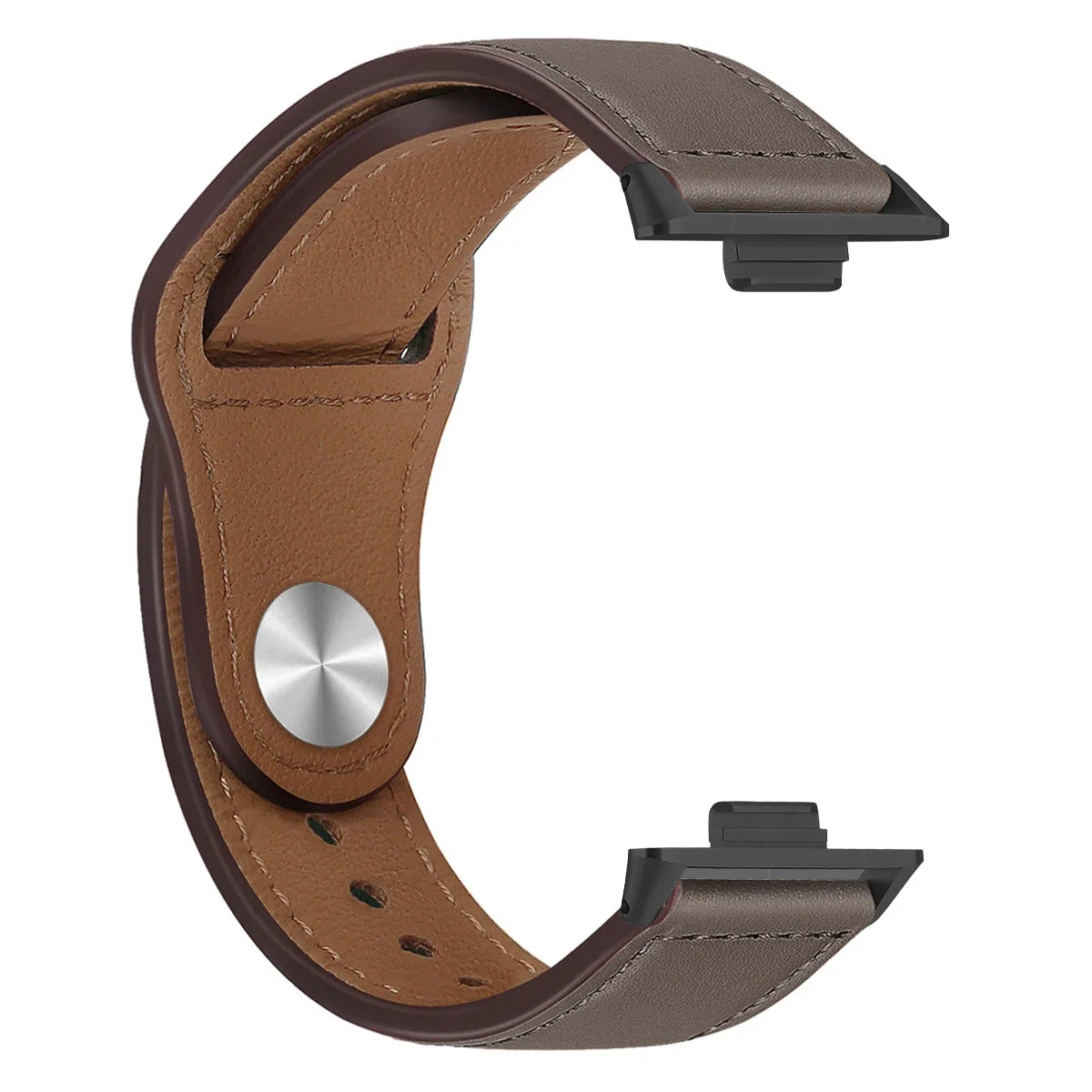 Elegantes Lederarmband für Smartwatch und Fitness Tracker-Yabubestshop