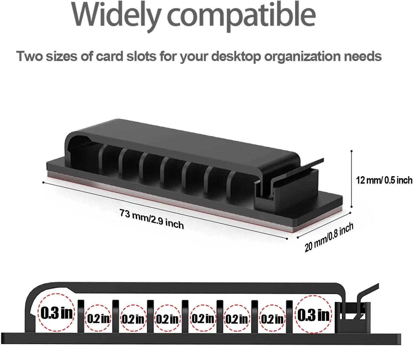 Kabel Organizer für USB Kopfhörer und Tastatur Kabelmanagement