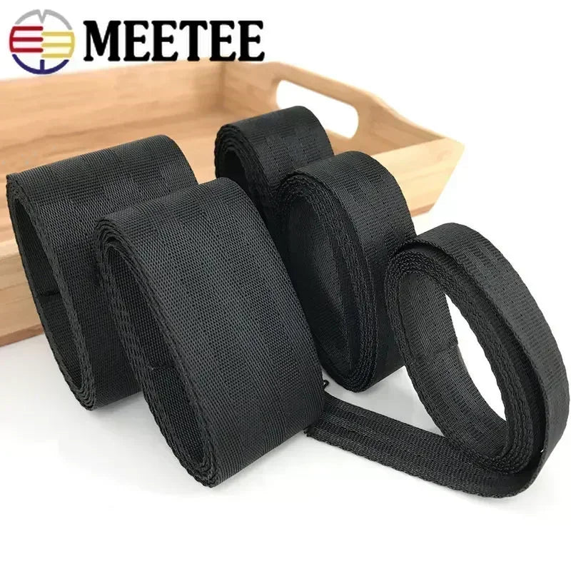 5 Meter Polyester Nylon Gurtband 25-50mm DIY Rucksack Gürtel