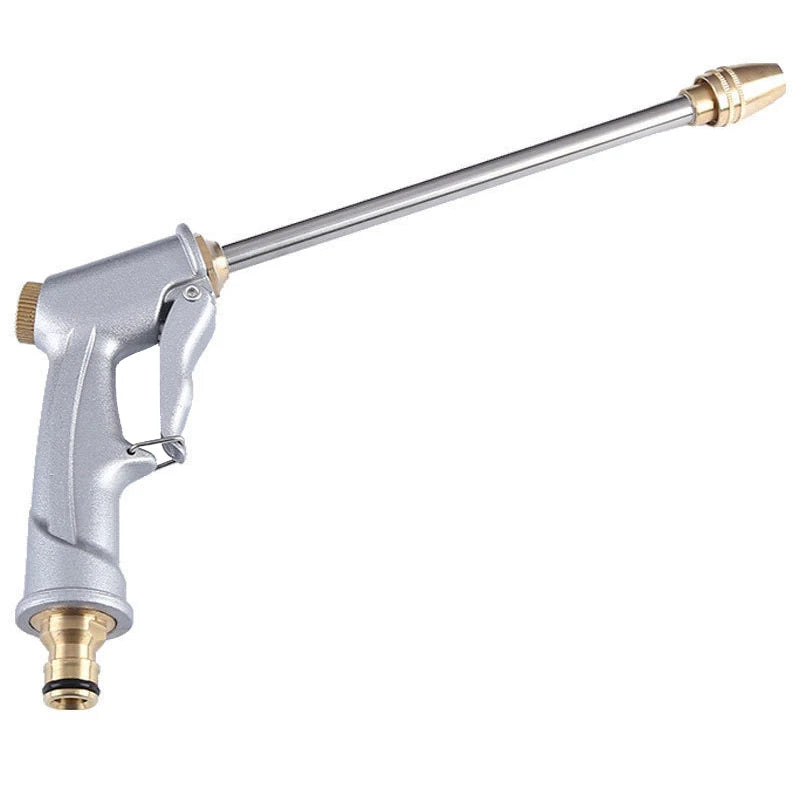 Korrosionsfreie Metall-Wasserpistole mit Verlängerter Düse – Hochdruck für Garten - Auto