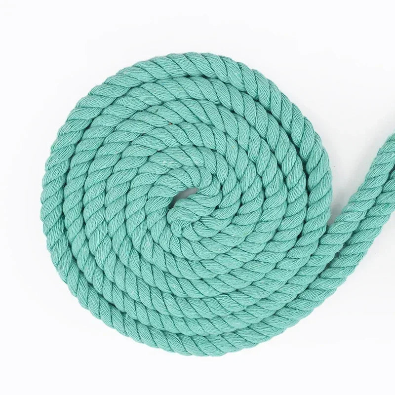 Robuste 3-fach gedrehte Baumwollschnur für DIY und Nähprojekte