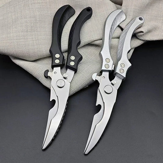 Multifunktionale Küchenschere aus rostfreiem Edelstahl