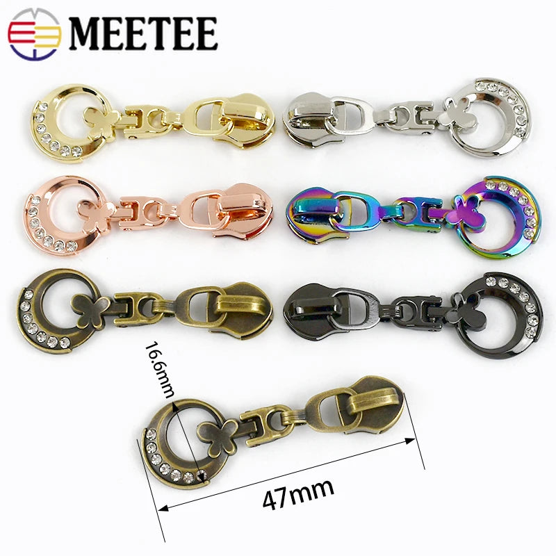 Robuster Reißverschlussschieber Reparatur Set für Bekleidung Taschen