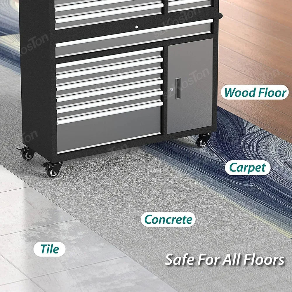 4er Möbelrollen Set 1.5/2 Zoll M8/M10 Gewinde – Mit/Ohne Bremse Heavy Duty