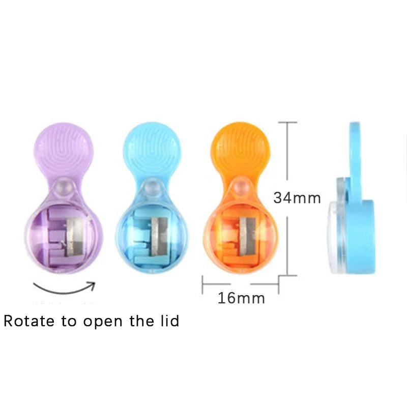 Praktische Mini Bleistiftspitzer für präzises Schreibwerkzeug