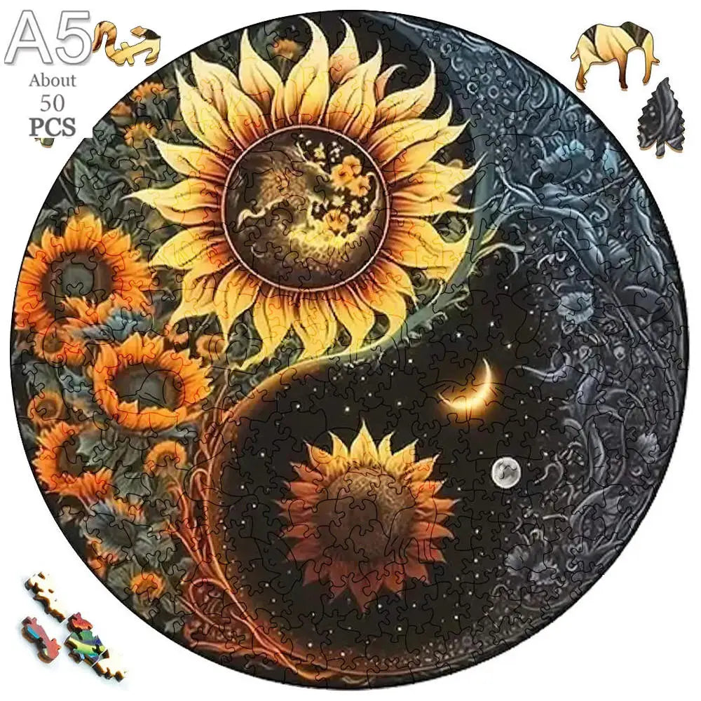 Fesselndes 3D Holzpuzzle Tier für Erwachsene und Kinder