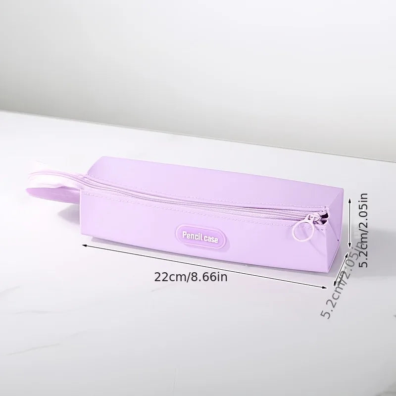 Langlebiges 1-teiliges Silikon Federmäppchen für Schule und Büro