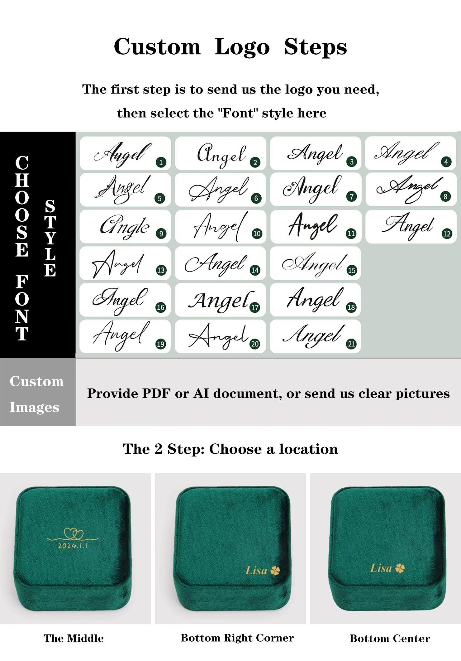 TAIMY Vintage Samt Reise-Schmuckbox Grün mit Spiegel Organizer