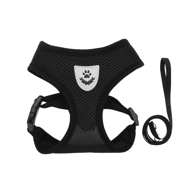 Verstellbares Reflektierendes Katzengeschirr mit Leine Set für Outdoor