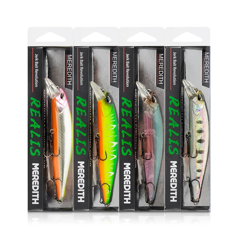 Schwimmender Minnow Wobbler 14g Angelköder 24 Farben 0,8-1m Tiefe