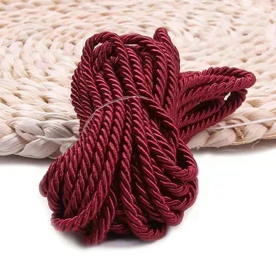 3mm Polyester Seil 3-Strang gedreht – DIY, Heimtextilien, Taschen, Deko Schnur