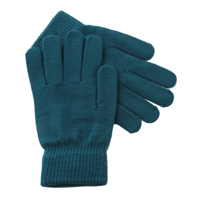 Warme Plüsch Vollfinger Handschuhe für Damen und Herren im Winter