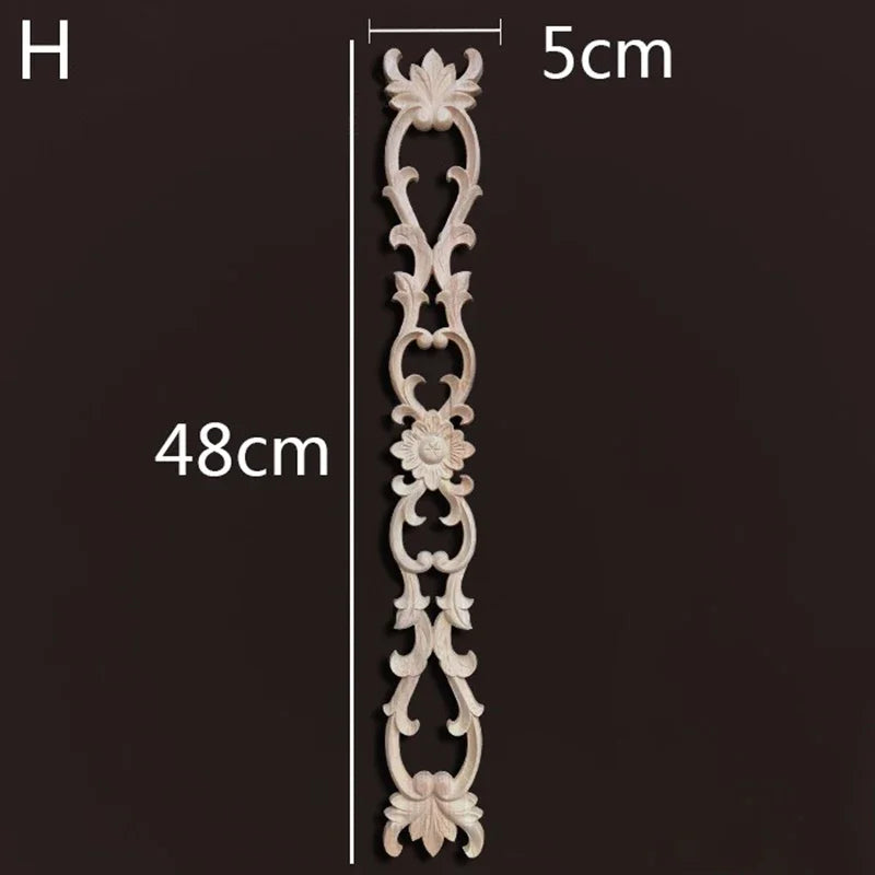 Holzmoebel Applikationen Wohnzimmer Dekoration NATUERLICHE Blumen