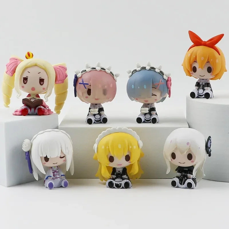 Niedliche Anime Figur Q-Version Dekoration für Büro und Zuhause