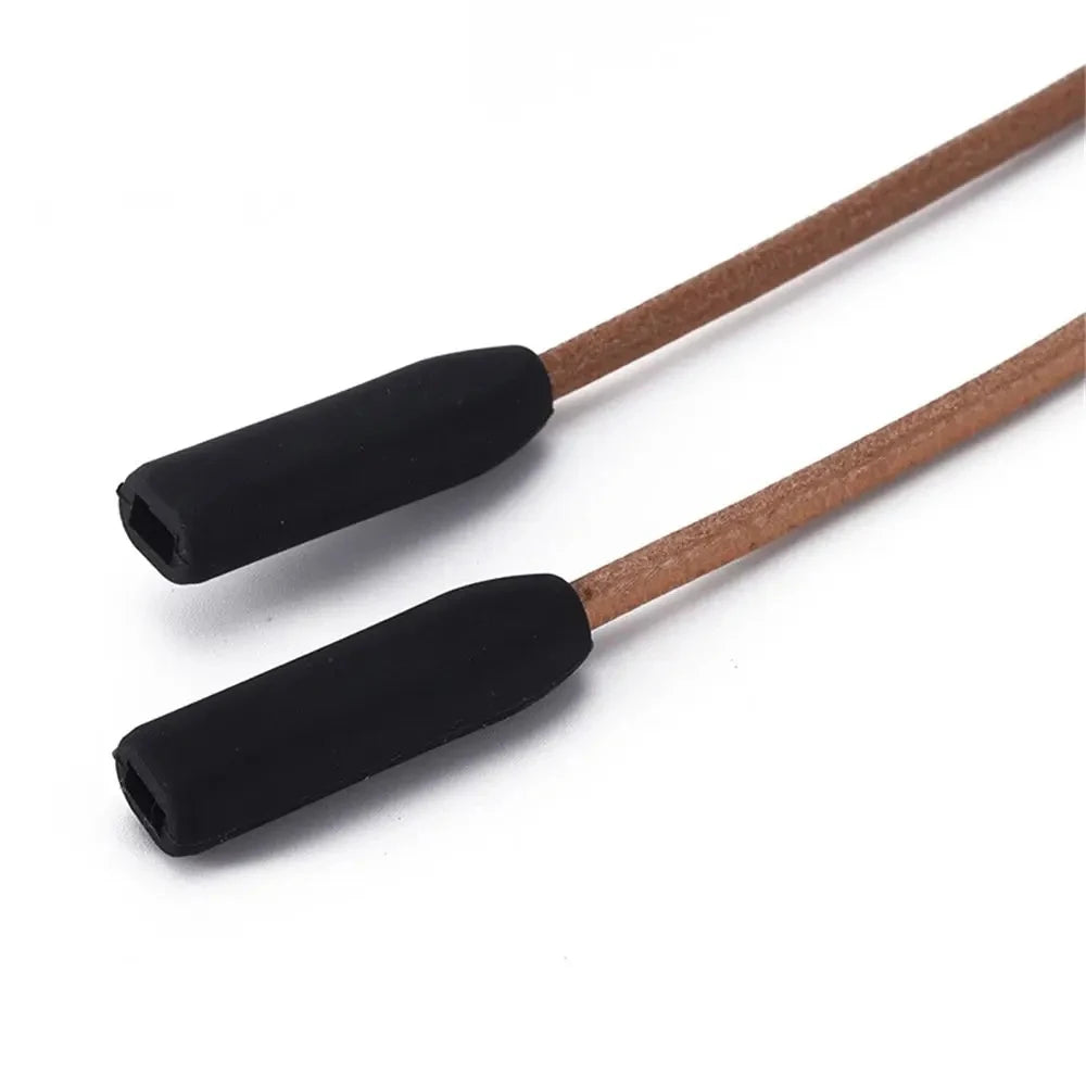 Einstellbarer Leder Brillenhalter Seil Sonnenbrille Kette Unisex