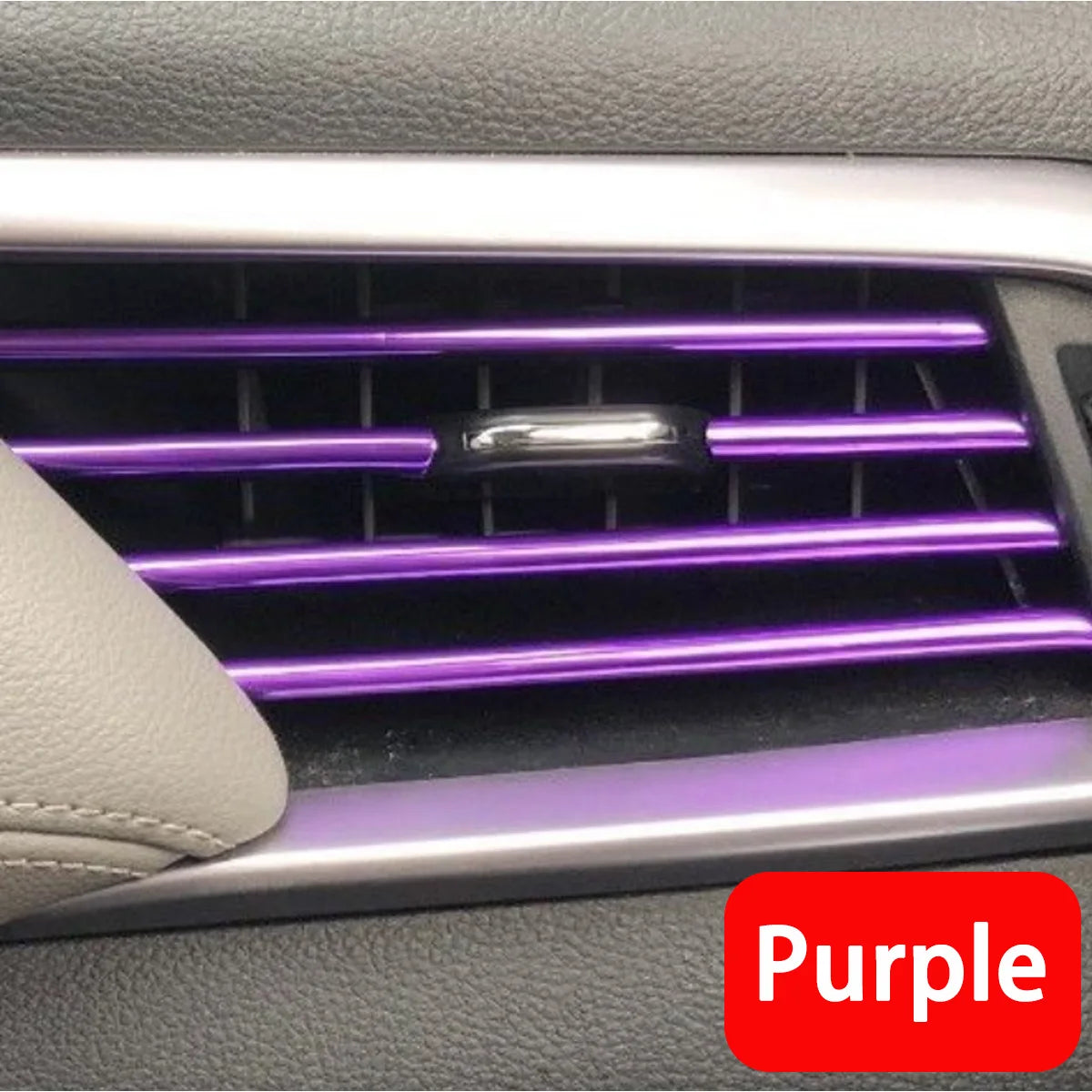 10er Set 20cm Bunte PVC Auto Klimaanlage Lüftung Trim Streifen Innen Deko