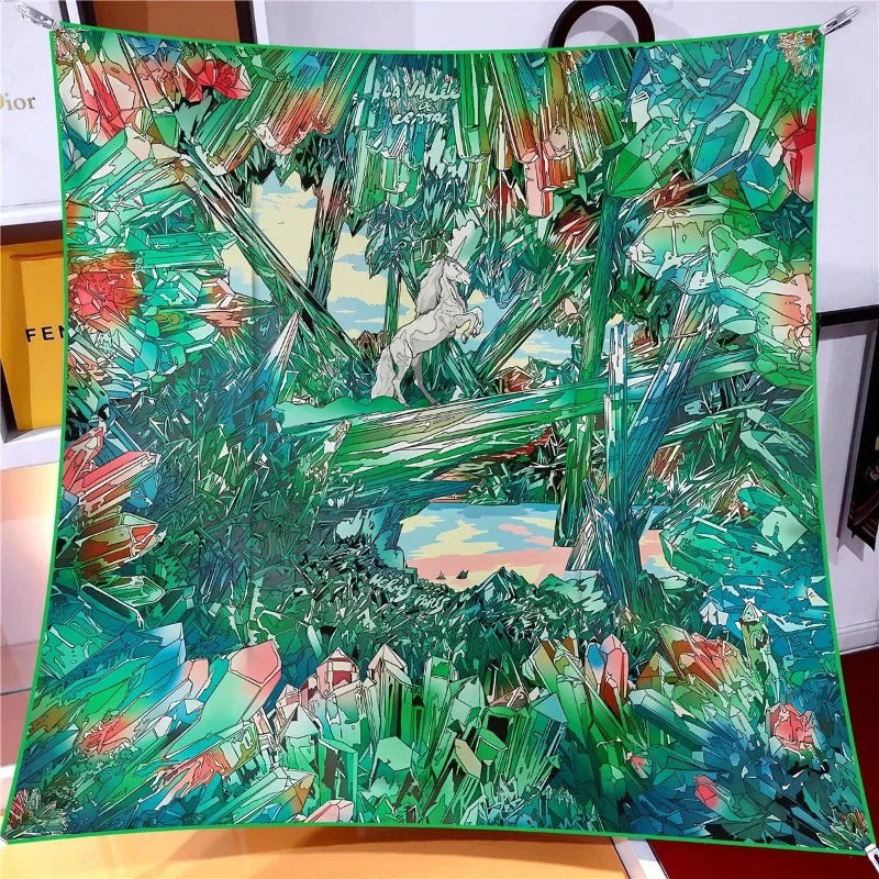 Stylisches bedrucktes Bandana Kopftuch Unisex vielseitig tragbar