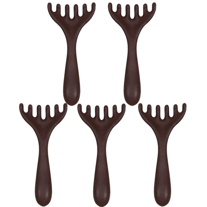 Holz Meridian Massage Kamm 6 Klauen Kopf Massagegerät für Entspannung-Yabubest - Home & More