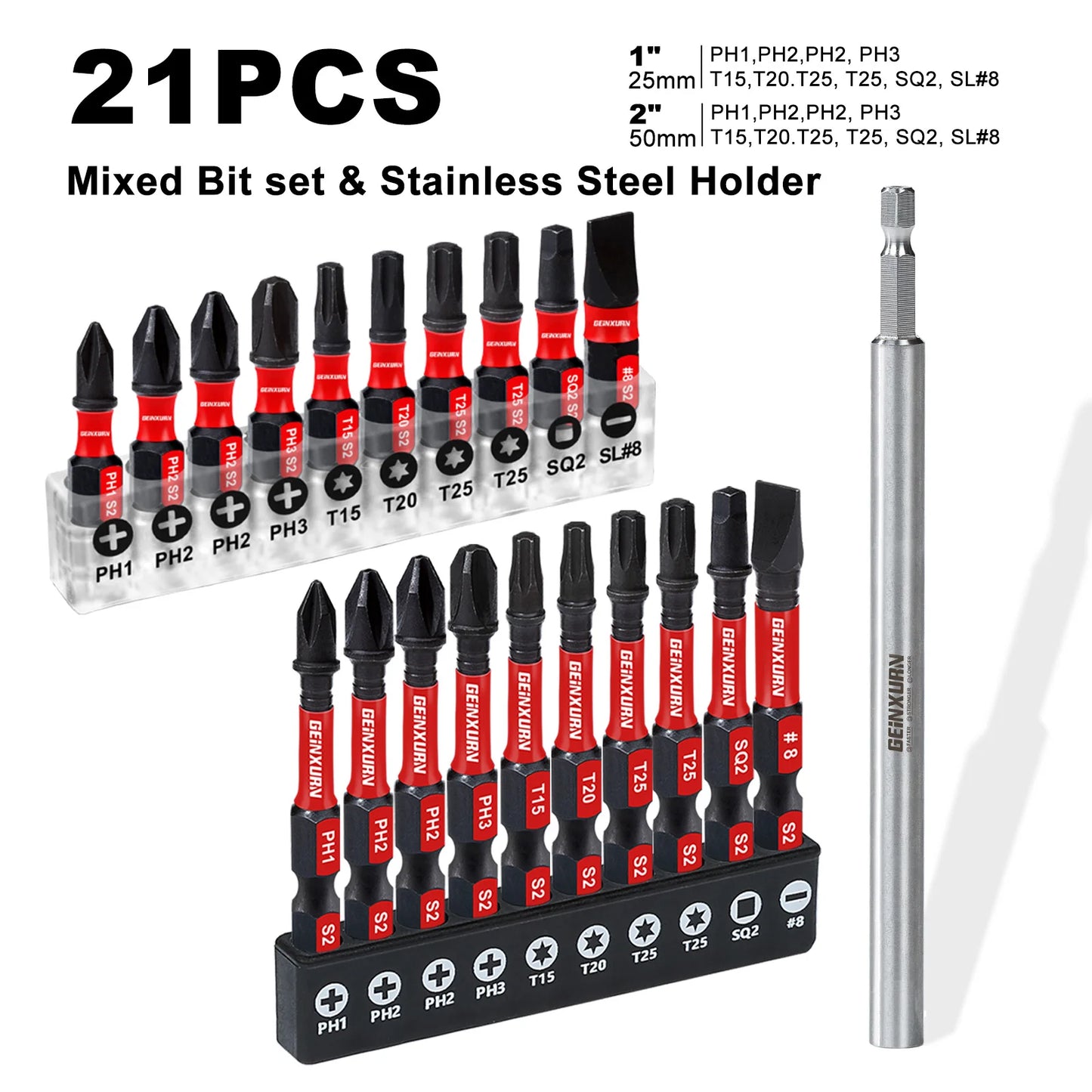 6 Zoll Magnetischer Schnellwechsel Bithalter Edelstahl für Schraubendreher