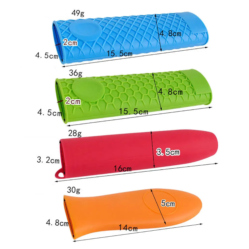 Rutschfeste Silikon Griffabdeckung für Töpfe und Pfannen Hitzeschutz