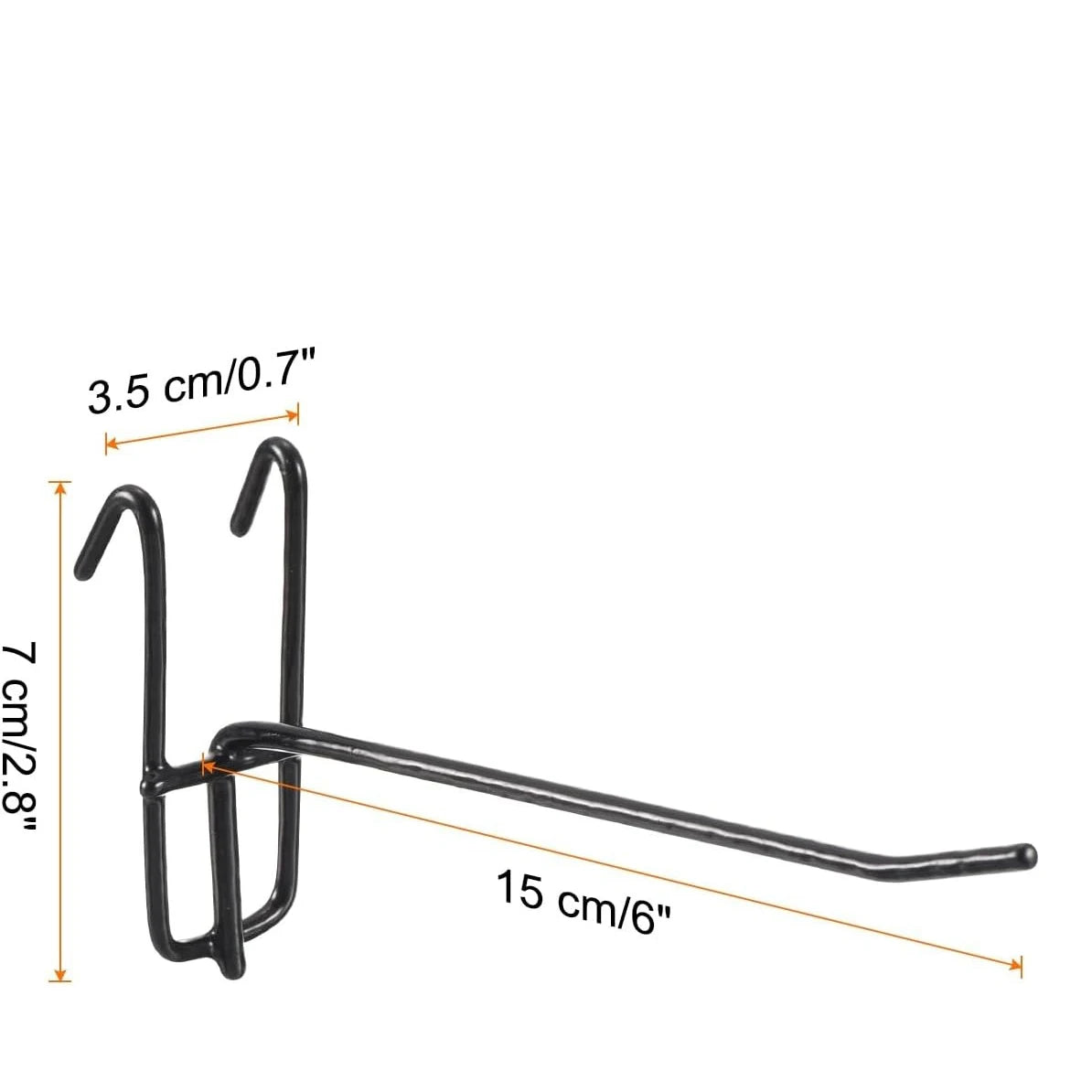 Mesh Gitterhaken Set Robuste Display Haken für Wandaufbewahrung Garage
