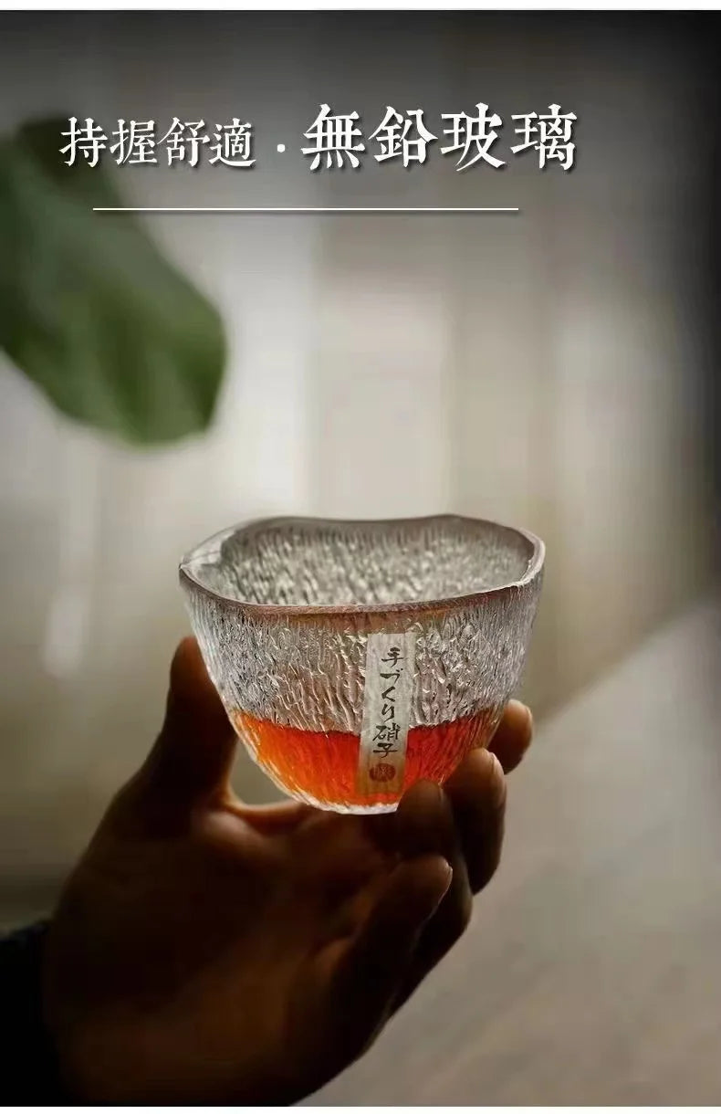 Japanisches Whiskeyglas aus Glas für Zuhause und Bar