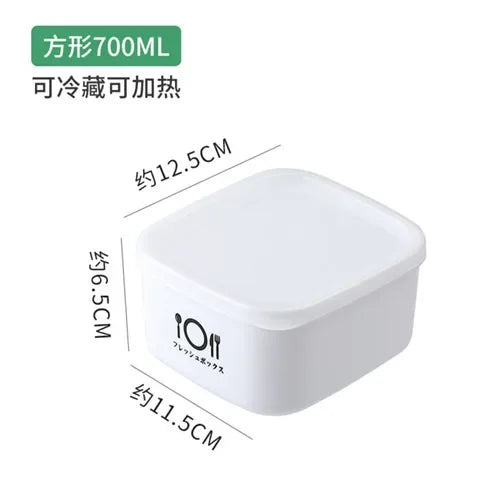 Kunststoff Frischhaltedose mit Deckel – Kühlschrank, Bento Box für Obst & Lunch