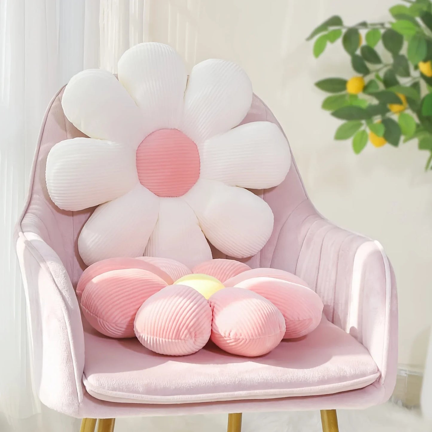 Bezauberndes, florales Plüschkissen für Wohnzimmer und Schlafzimmer-Yabubest - Home & More