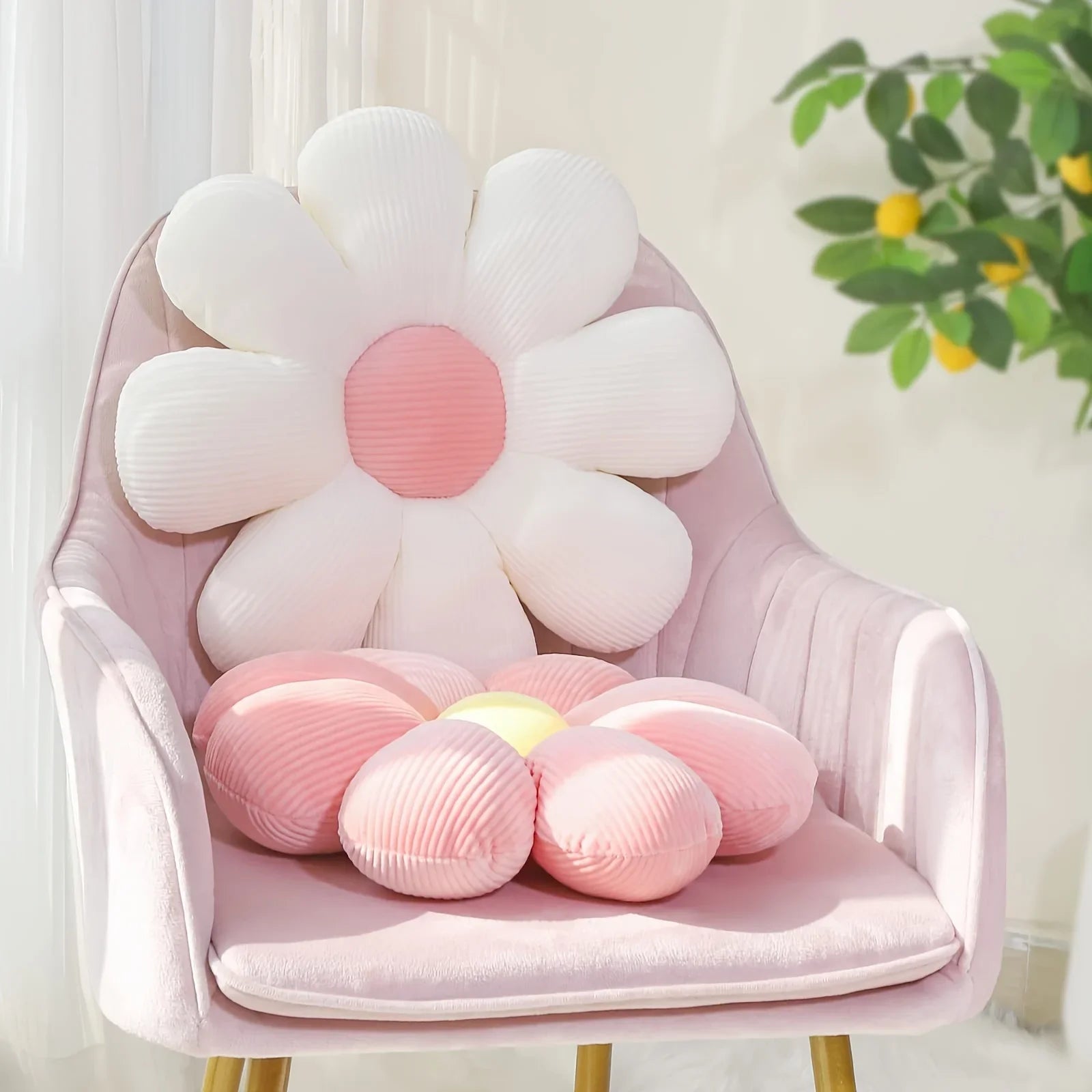 Bezauberndes, florales Plüschkissen für Wohnzimmer und Schlafzimmer-Yabubest - Home & More