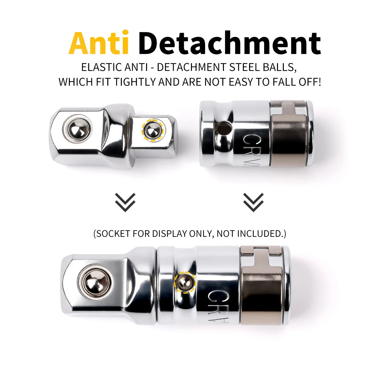 Doppelkopf Steckschlüssel Adapter Set 1 4 3 8 1 2 Zoll Ratschenschlüssel