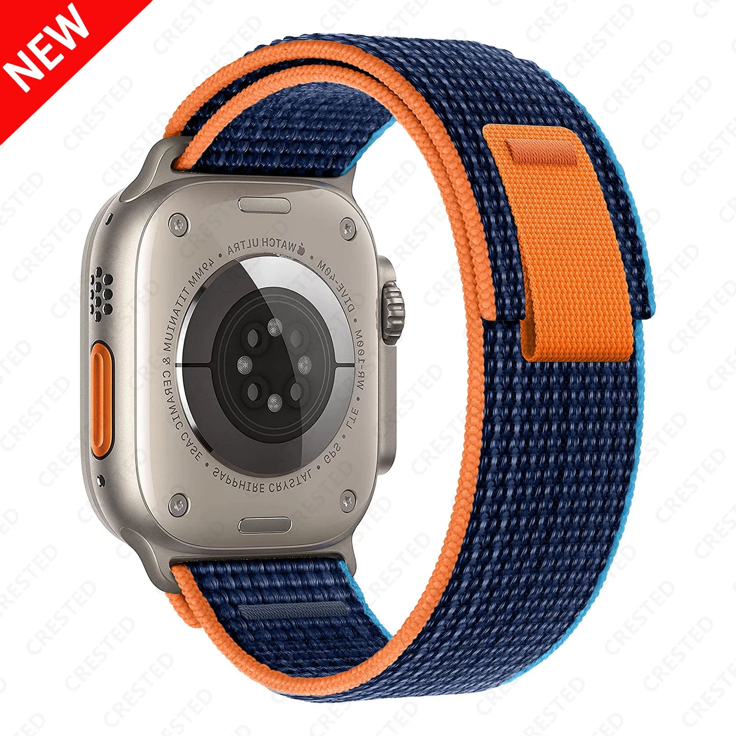 Nylon Trail-Loop Armband kompatibel für Smartwatches 38-49 mm Unisex