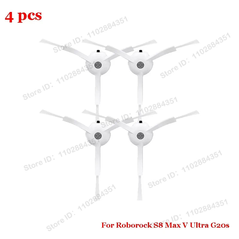 Seitenbuersten Ersatz fuer Roborock Modelle mit langlebigem Kunststoff