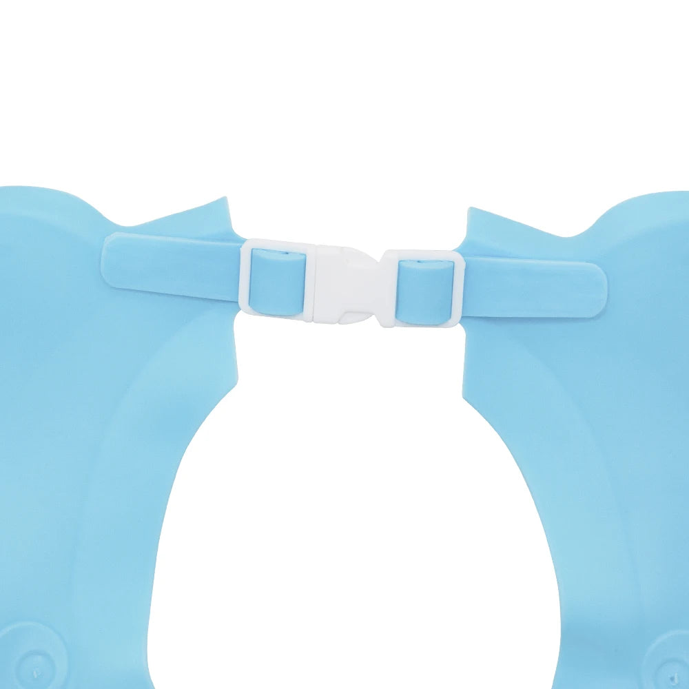 Stressfreies Baby-Baden: Einstellbare Shampoo Kappe mit Ohrschutz