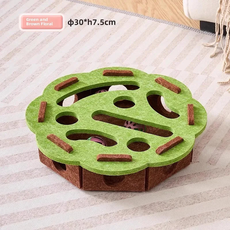 Indoor Kratzbaum für Katzen mit Sisal und Spielzeug Multifunktional
