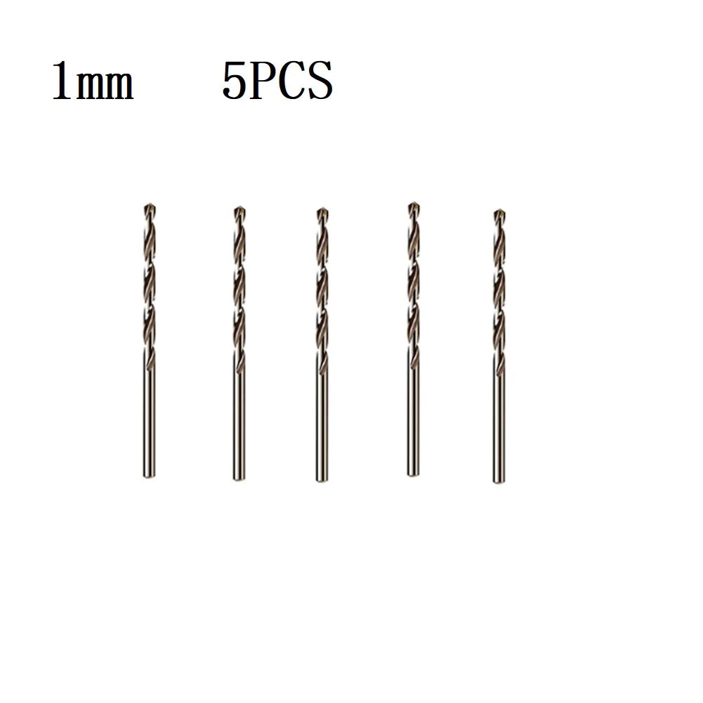 HSS M35 Kobalt Bohrer Set 1-3mm 5 oder 10 Stück für Edelstahl und Metall