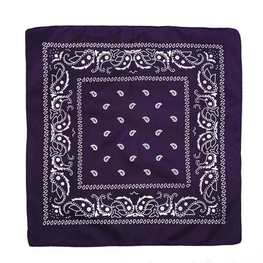 Unisex Hip Hop Bandana Schwarz Multifunktionales Kopftuch und Haarband