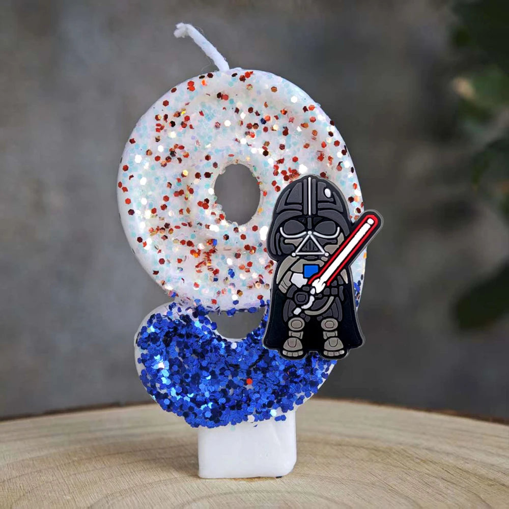 Thematische Geburtstagskerzen Zahlen für Partydekoration und Geschenke