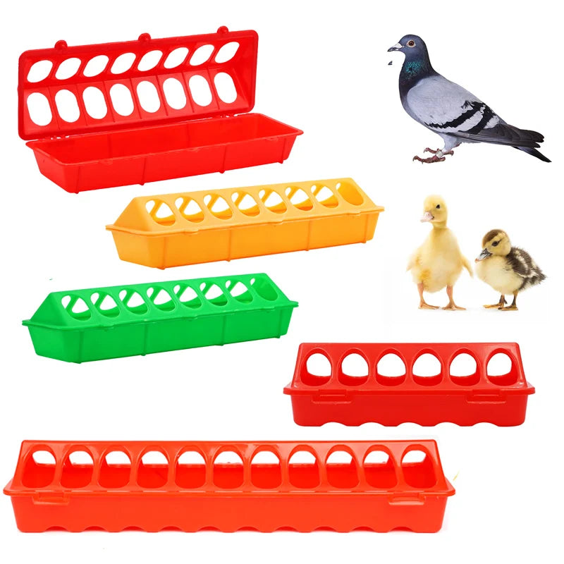Kunststoff-Flip-Top-Futterspender für Geflügel vielseitig und praktisch
