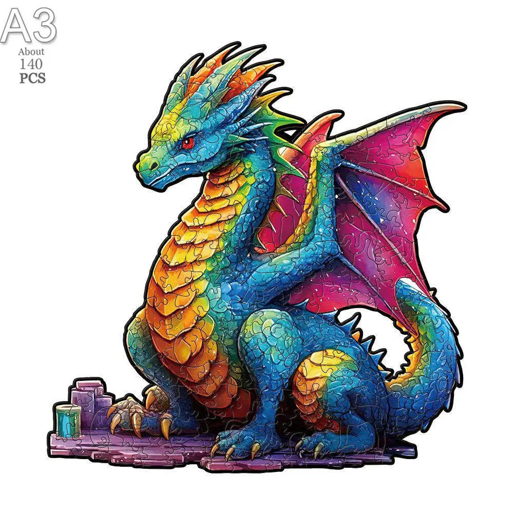 Fesselndes 3D Holzpuzzle Tier für Erwachsene und Kinder