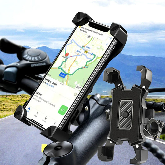 Universal Motorrad Fahrrad Lenker Halterung für Handy GPS Unterstützung Stehen Mechanische Halterung für iPhone Samsung-Yabubest - Home & More