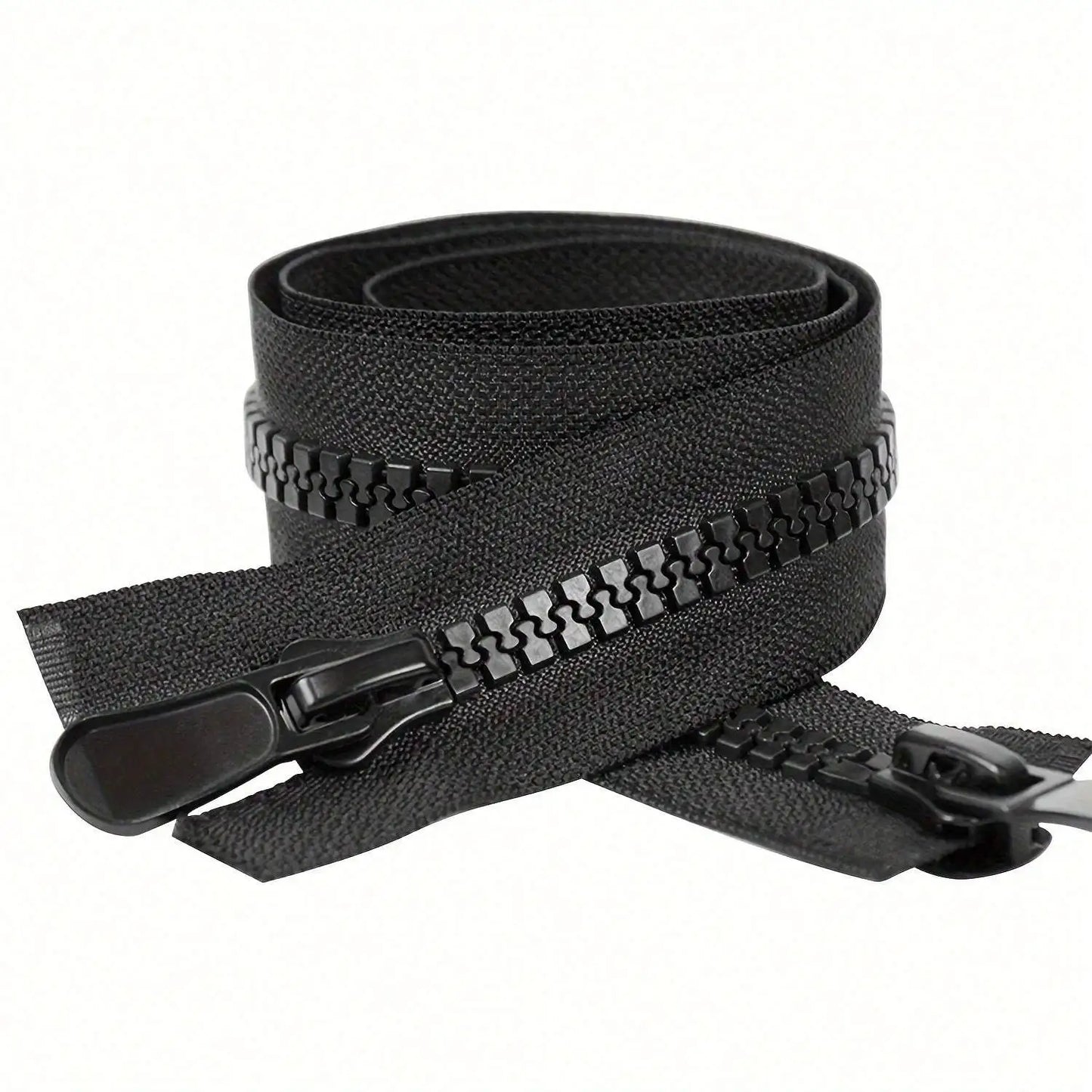 5 Stück Harz-Doppelreißverschlüsse offen 10# für Kleidung & Rucksäcke-Yabubest - Home & More