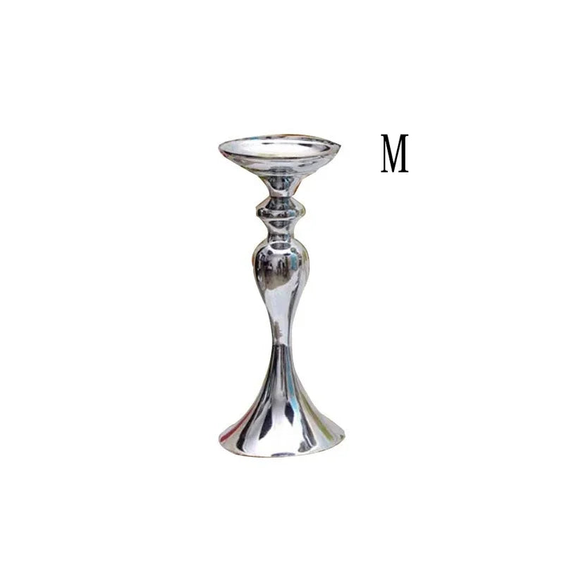 Goldener Metall Kerzenhalter für Weihnachtsdeko Hochzeit und Feierlichkeiten-Yabubest - Home & More