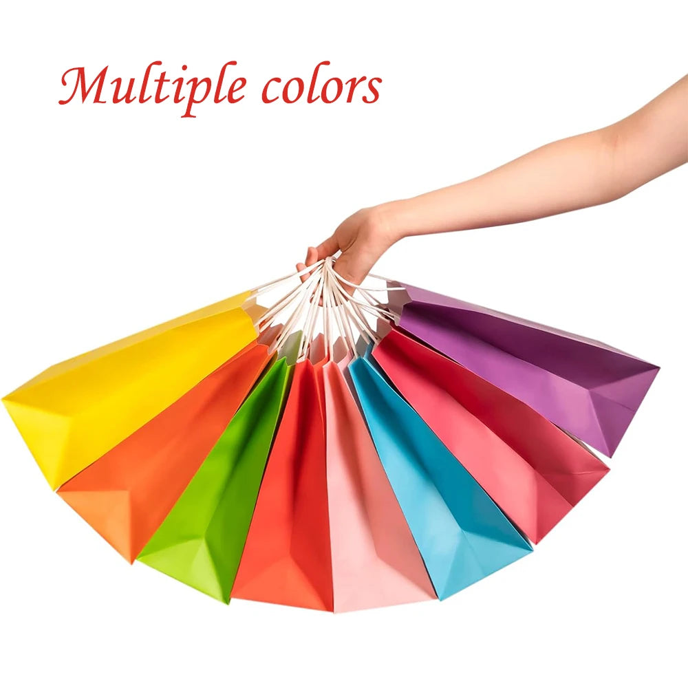 Vielseitige Kraftpapier Geschenktüten mit Griffen für Anlässe