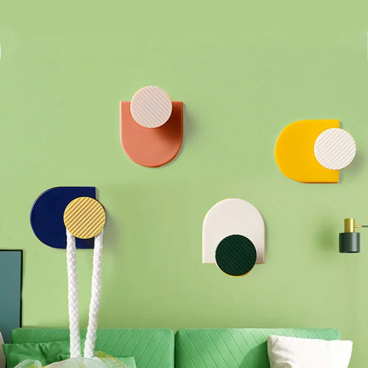 4er Set selbstklebende Wandhaken Handtuchhaken Platzsparend Küche Bad