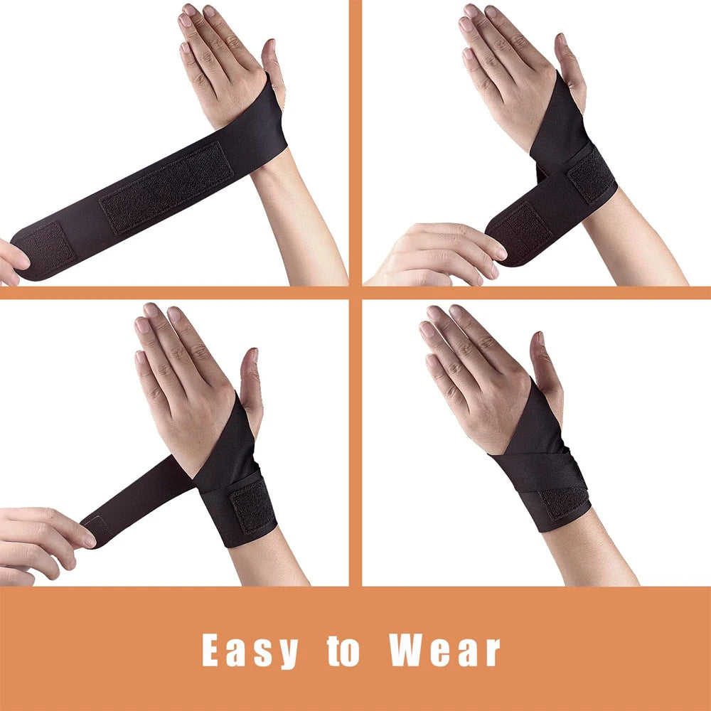 Ultradünne elastische Handgelenkbandage Kompressionsgurt zur Schmerzlinderung