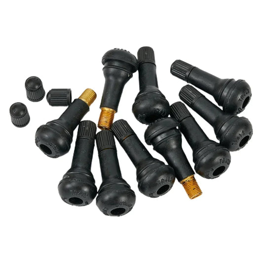 10x Snap-In Gummi Ventile für schlauchlose Reifen | Universal Set