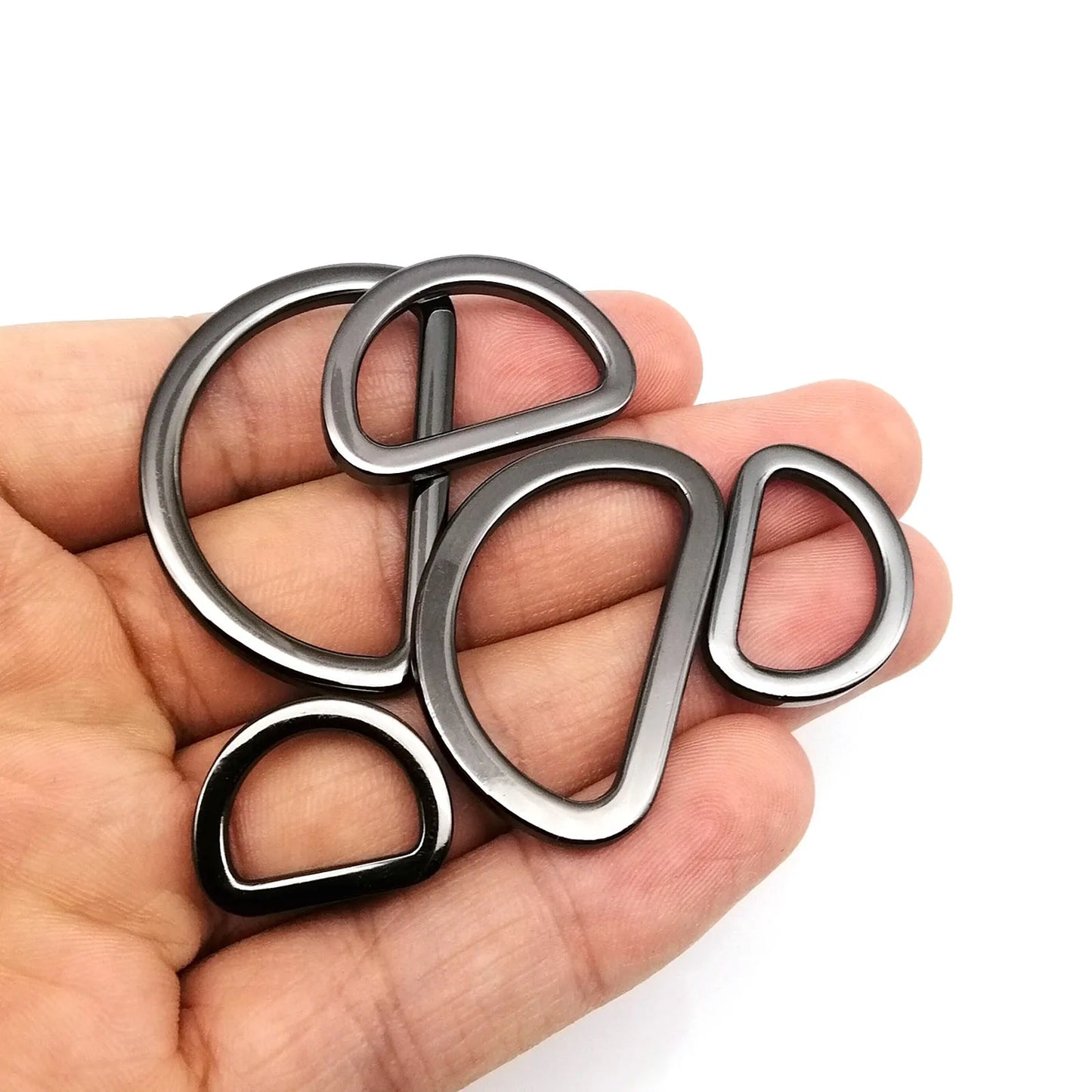 5 Stück Metall Schnallen Set O D Ring Verschluss für Taschen Gürtel Hund