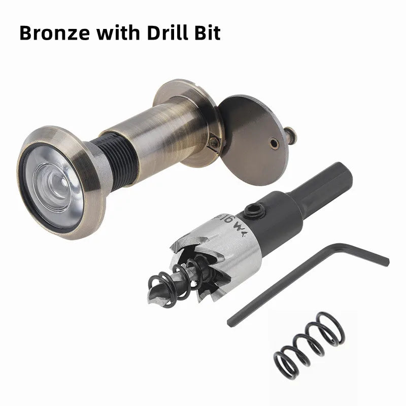 16mm Türspion 200° Weitwinkel – Sicheres Guckloch für 35-60mm Türen