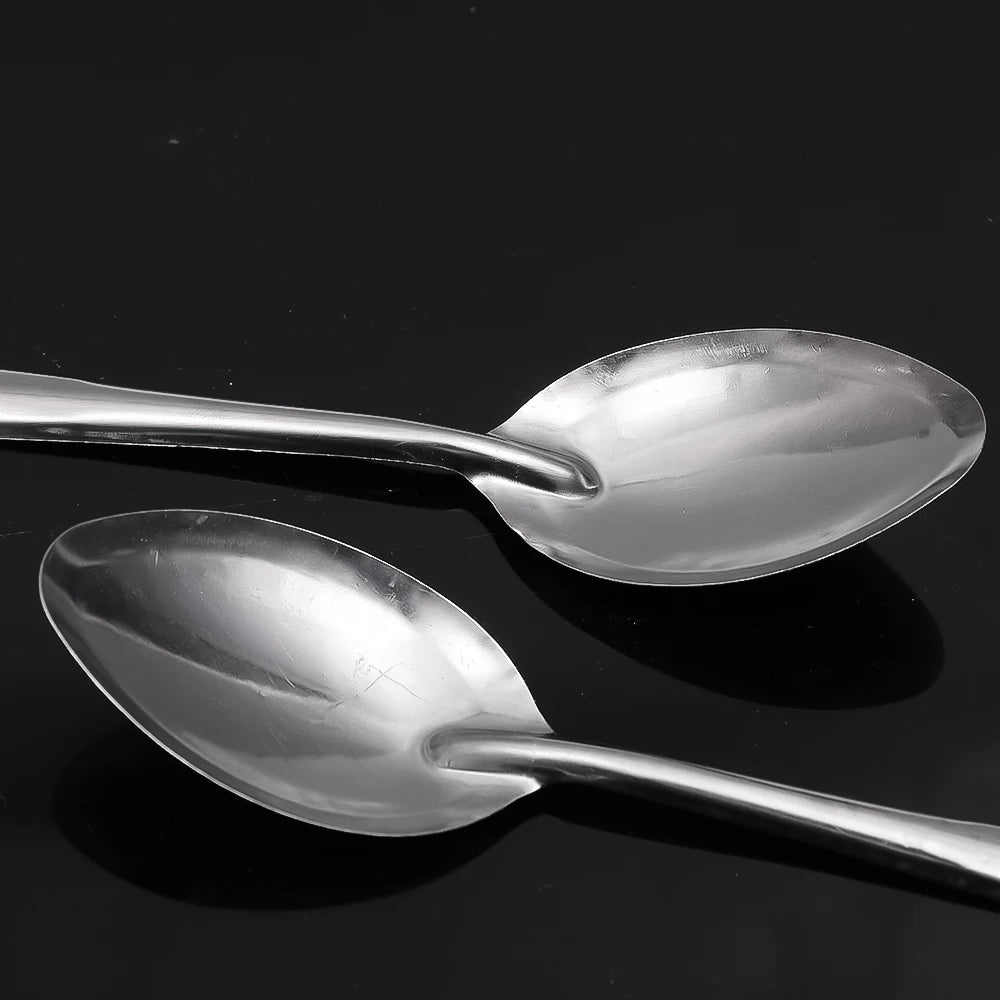 Vielseitige Edelstahl Löffel für Ramen Reis Salat und Küche