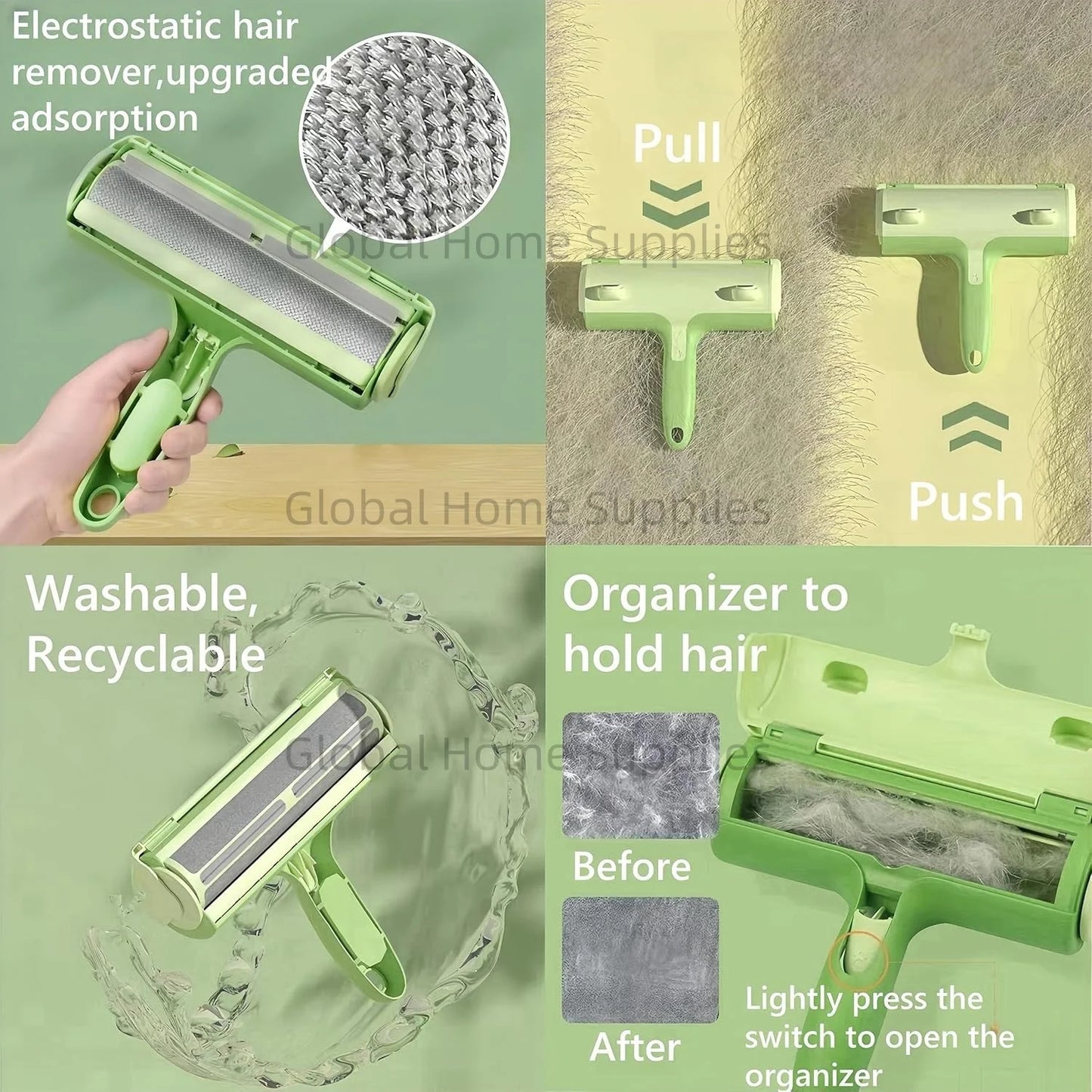 Wiederverwendbarer Tierhaarfänger Lint Roller für Möbel und Kleidung